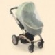 Babakocsi szúnyogháló fedél Jacquard 1 csomag Fehér babakocsihoz, N1Z8