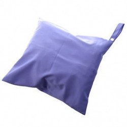 Vízálló cipzáras zseb, mosható, újrafelhasználható, Baby Cloth pelenkazsák, lila E0D5