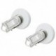 5 db-os baba cumi klipek tartója, fából készült kerek csecsemőnek 4,4 cm X2,9 cm, vicces M8 T8G1