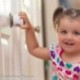 Gyerek ajtógomb biztonsági fedele (6 darabos) Gyerekbiztos bababiztos ajtógomb S M0F7