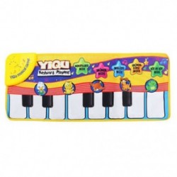 YIQU babajátékok Zenei érintőképernyős billentyűzet, éneklő szőnyeg, vicces Animal Piano W6X3