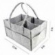 2X (óvodai tárolóedény-baba pelenka Caddy-óvodai törlőkendők, hordozható S5N6