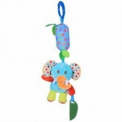 5X (lógó babajátékok bábu harangok) Baby Car Crib babakocsi játékok Elephant M2P3)