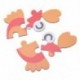 3X (Oktatási gyermekek puzzle rajzfilm 3D puzzle   fém vasdoboz 3D fa P W5Q1