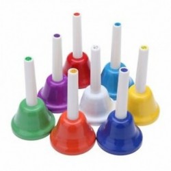Csengő csengő, 8 jegyzetű, fém, színes, gyerek, gyermekek, zenei játék, Percussio Q3X8