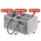 3X (Baby Diaper Caddy Organizer hordozható tartótasak az asztal cseréjéhez és a C B4W9