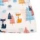 5X (Cotton Lange újszülött esküvői takaró hálózsák 110 cm x 110 cm - Fox L6H3