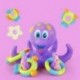 5X (Octopus dobó kör kis polip gyerekeknek játék játék puzzle baba fürdő L1M5