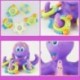 5X (Octopus dobó kör kis polip gyerekeknek játék játék puzzle baba fürdő L1M5