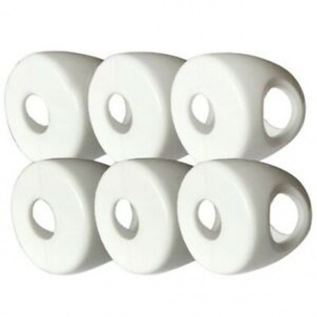 8X (ajtógombos biztonsági fedél gyerekeknek (6 csomag), gyermekbiztos bababiztos ajtó Kno E7Z9