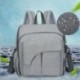 4X (Baby Bag anyasági táska baba nagy táskákhoz pelenkákhoz hátizsák anya W8C7