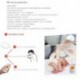6X (Bm01 Bluetooth Baby hőmérő, intelligens gyermek hőmérő, fehér baba Th A2K1