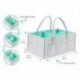 9X (Baby Nappy Caddy Szervező Plusz Pénztárca - Óvoda Tárolótáska Baby Sh U9I5