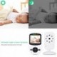 2X (Video Baby Monitor, 2,4 hüvelykes HD digitális Baby Monitor vezeték nélküli biztonsági Ca R4X7.)