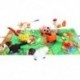 6X (Jollybaby baba 3D-s jelenet farm baba ruhával könyv drámai betéttel baba Rattle U6C6