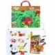 6X (Jollybaby baba 3D-s jelenet farm baba ruhával könyv drámai betéttel baba Rattle U6C6