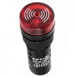 2X (APT folyamatosan villogó piros szerelőlámpa 220 V váltakozó áramú vibrációs LED G7Z7)