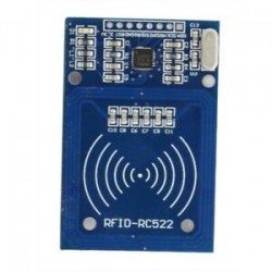 2X (RFID-RC522 RF IC kártya érzékelő modul, kék ezüst hang, 13-26 mA DC 3.3V U6Z1)