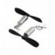 2 db RC Quadcopter DC3.7V 40000RPM Coreless mikromotor 2-pengees ventilátorral W9I3 U5S3