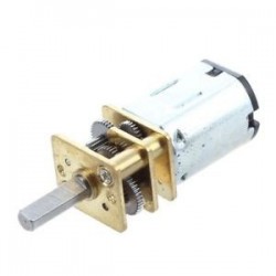 DC lassulási sebesség elektromos M20 12V 0,06 A 80 ford / perc 5 kg / cm ezüst   Gol C0V8
