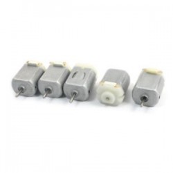 DC1-6V / 3V 17000-18000RPM mikromotor autós modell játékokhoz, 5 db W4Y8 Y1R4