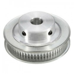 1X (GT2 fogasszíj tárcsa alumínium - 8 mm-es furat - 60 fogak - a RepRap 3D pr V4G4-hez