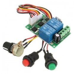 PWM DC motorvezérlő 6V12V24V tolatókapcsoló elektromos nyomórúdmotor Z4Z Q8T7