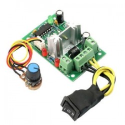 6-30 V DC motor fordulatszám-szabályozó Fordítható PWM vezérlés előre / hátra kapcsoló L4Q0
