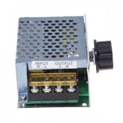 Feszültségszabályozó Feszültségsebesség-szabályozó SCR Dimmer   Shell AC 220V 4000W W3S6