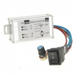 1X (DC 9V 12V 24V 48V 60V 20A váltható motor fordulatszám-szabályozó szabályozó Dr J8E5