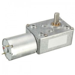 1X (12 V 12rpm DC JGY370 féreg turbóhajtású motor derékszögű hajtómű motor fém G X8S2
