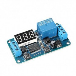 2X (DC 12 V LED kijelző digitális késleltetés időzítő vezérlő kapcsoló modul PLC Automat F6A0