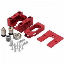 3D nyomtató Bulldog extruder alkatrészek megkapják a Bulldog fém J-fejet 1,75 mm-re, piros X8S3