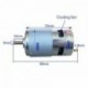 2X (795 DC motor nagy nyomatékú nagy teljesítményű DC12V-24V univerzális motor Double Ba D8X2)