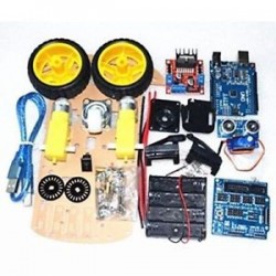 1X (intelligens autókövető motor intelligens robot autó alváz 2WD szett ultrahangos HC-S F7E3