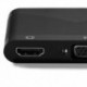 C típusú - HDMI4Kx2K   VGA   USB2.0-hoz 3,5 mm-es audio interfész konvertáló kábellel C5S9