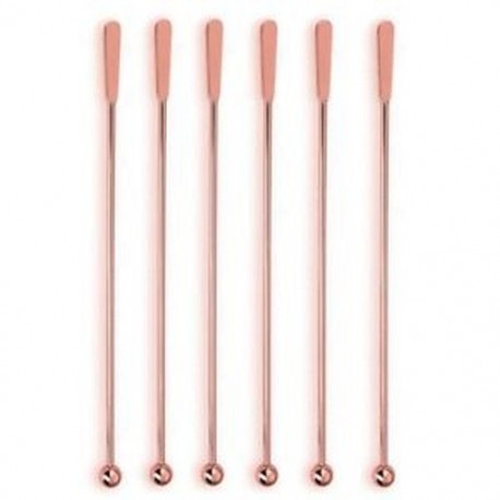 1X (rozsdamentes acélból készült kávéital-keverő keverő koktél ital Swizzle Sti Y6G5