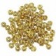 100db 6 mm-es strasszos kristály spacer gyöngyök aranyozott ékszerek készítéséhez L3E4