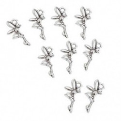30 X tibeti ezüst angyal tündér ékszerek medál nyaklánc karkötő HOT DIY Q4J5