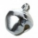 20 db karácsonyi Jingle Bells, 10 mm-es ezüst hang E3I5