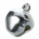 20 db karácsonyi Jingle Bells, 10 mm-es ezüst hang H7M1