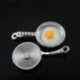 1X (5 db Charms Alloy Retro serpenyő serpenyőben tojással Ékszer készítés Medál Char Q4L3
