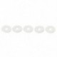 Fém alátét 6mm x 18mm x 1mm 30 db ezüst tónusú G3K3