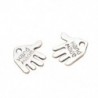 80 db kézi készítésű lateráris medálok 11x12mmďĽˆSilverďĽ I1Y8