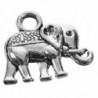 1X (Charm Medálok Elefántfej Mérete: 14x12mm Mennyiség: 50 ďĽˆRégi ezüst ďĽ B5Y9)