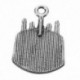1X (30 db Charm Medálok Születésnapi torta &quot Boldog születésnapot&quot  22 * 15mmďĽˆAncient si V2P3