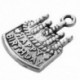 1X (30 db Charm Medálok Születésnapi torta &quot Boldog születésnapot&quot  22 * 15mmďĽˆAncient si V2P3