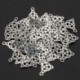 1X (50 darabos ajándék ezüst tónusú kelta csomós fülbevalók, 15x17mm I8M6)