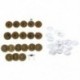10X bútor bezárása Bronz fém mágneses csat Új 14mm S1A7