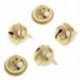 100 db vas karácsony Jingle Bells Medál Charms DIY kézműves kerek csengő Go V7O7